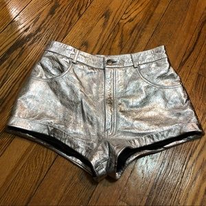 Vintage LPA hipster metallic shorts